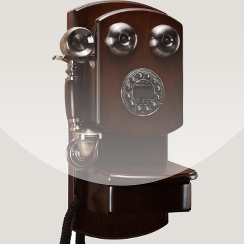 Антикварный настенный телефон 1907 года звонит - звук mp3 скачать